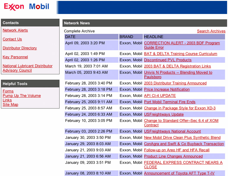 ExxonMobil screenshot 2