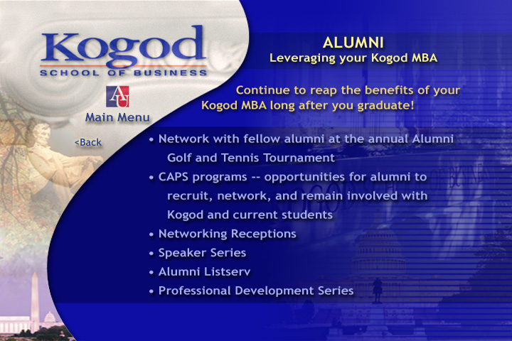 Kogod School of Business screenshot 2