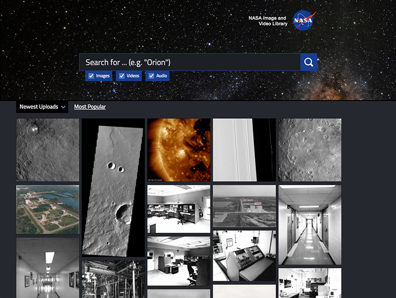 NASA Image and Video Library screenshot 1